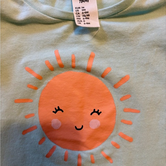 H&M Kids Blue 'Hello Sunshine' T-Shirt - Picture 2 of 3